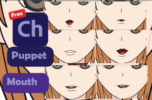 (FREE) Anime Male Mouth Adobe CH Puppet (Adobe Character Animator Puppet) Adobe Character Animator Puppet Adobe Ch Puppet