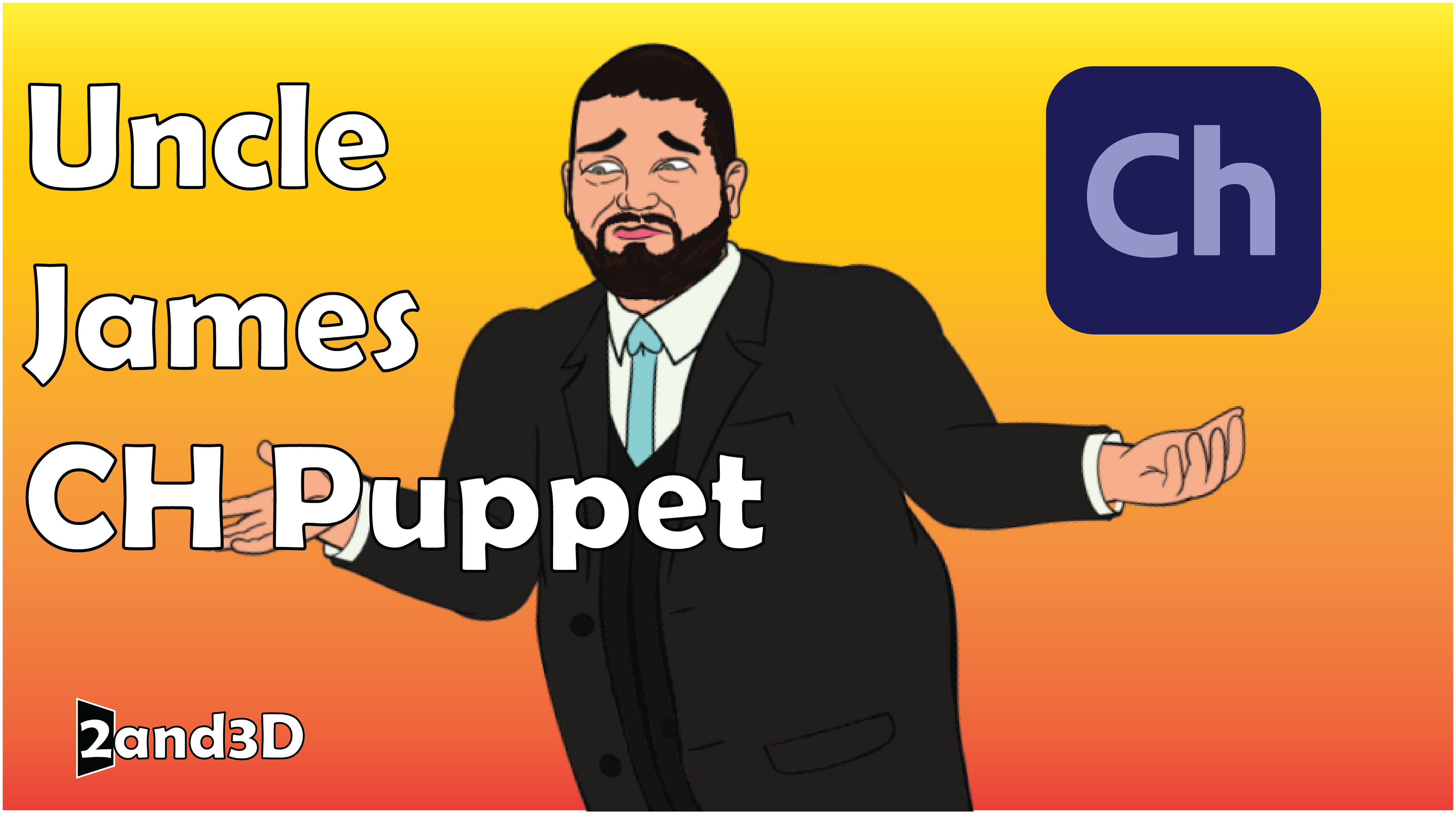 Uncle James Adobe CH Puppet (Adobe Character Animator Puppet) Adobe Character Animator Puppet Adobe Ch Puppet
