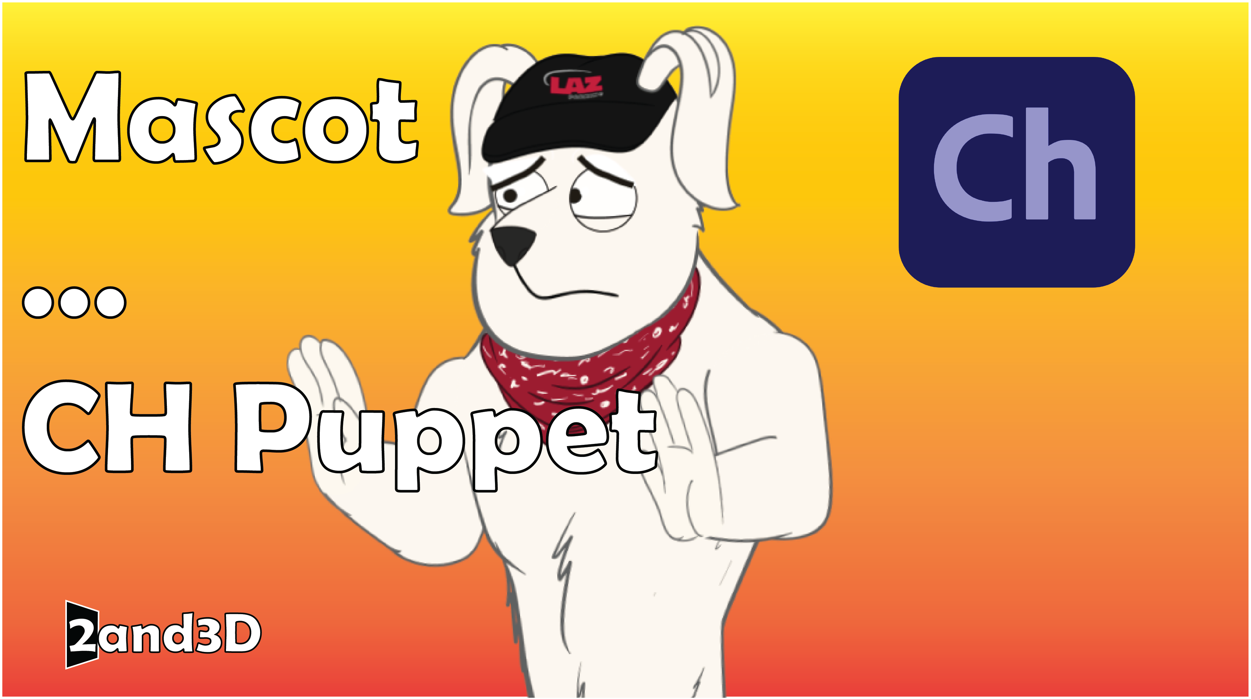 Mascot Adobe CH Puppet (Adobe Character Animator Puppet) Adobe Character Animator Puppet Adobe Ch Puppet