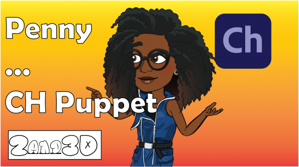 Penny Adobe CH Puppet (Adobe Character Animator Puppet) Adobe Character Animator Puppet Adobe Ch Puppet