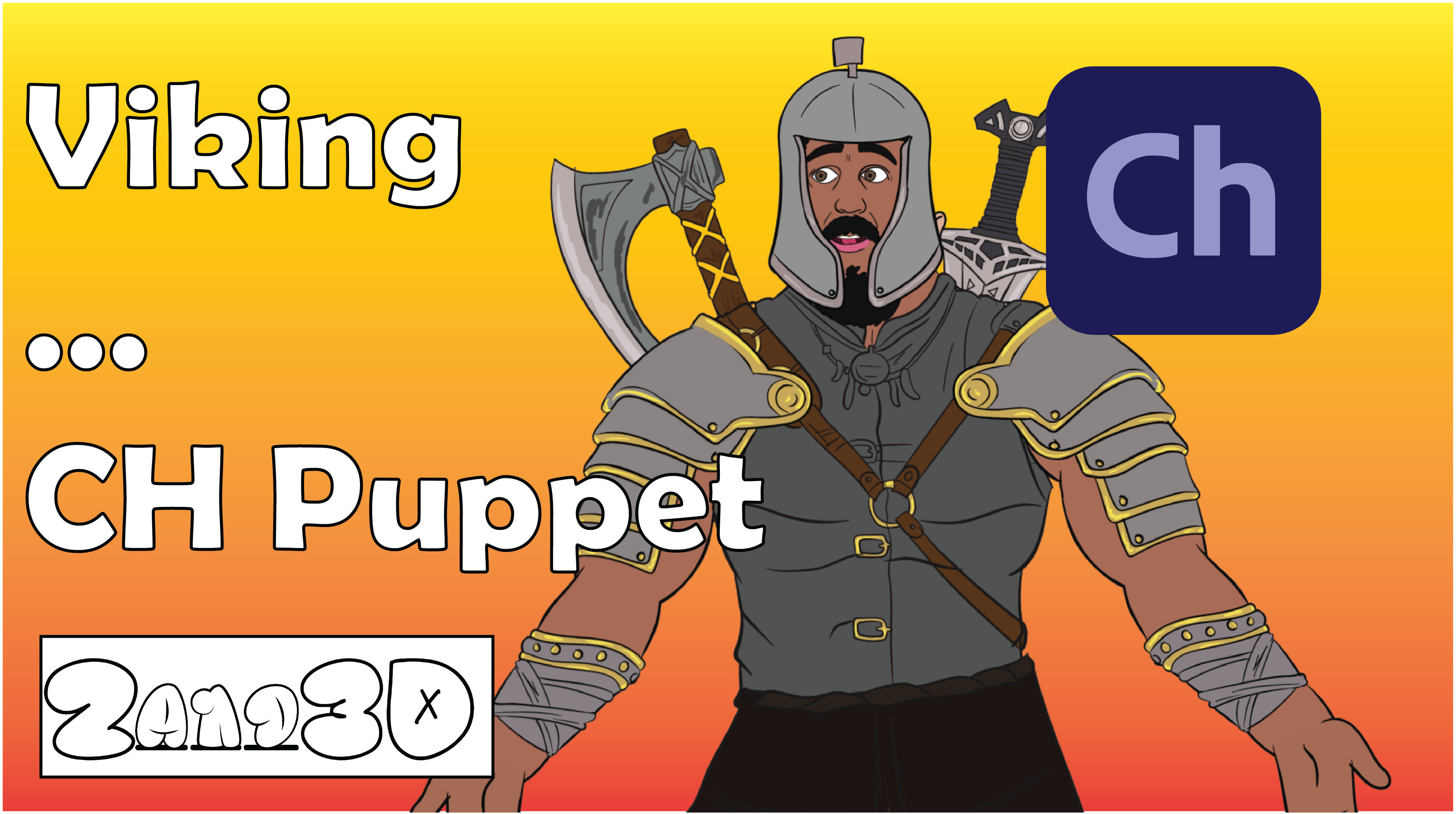 Vikings CH Puppet(Adobe Character Animator) Adobe Character Animator Puppet Adobe Ch Puppet