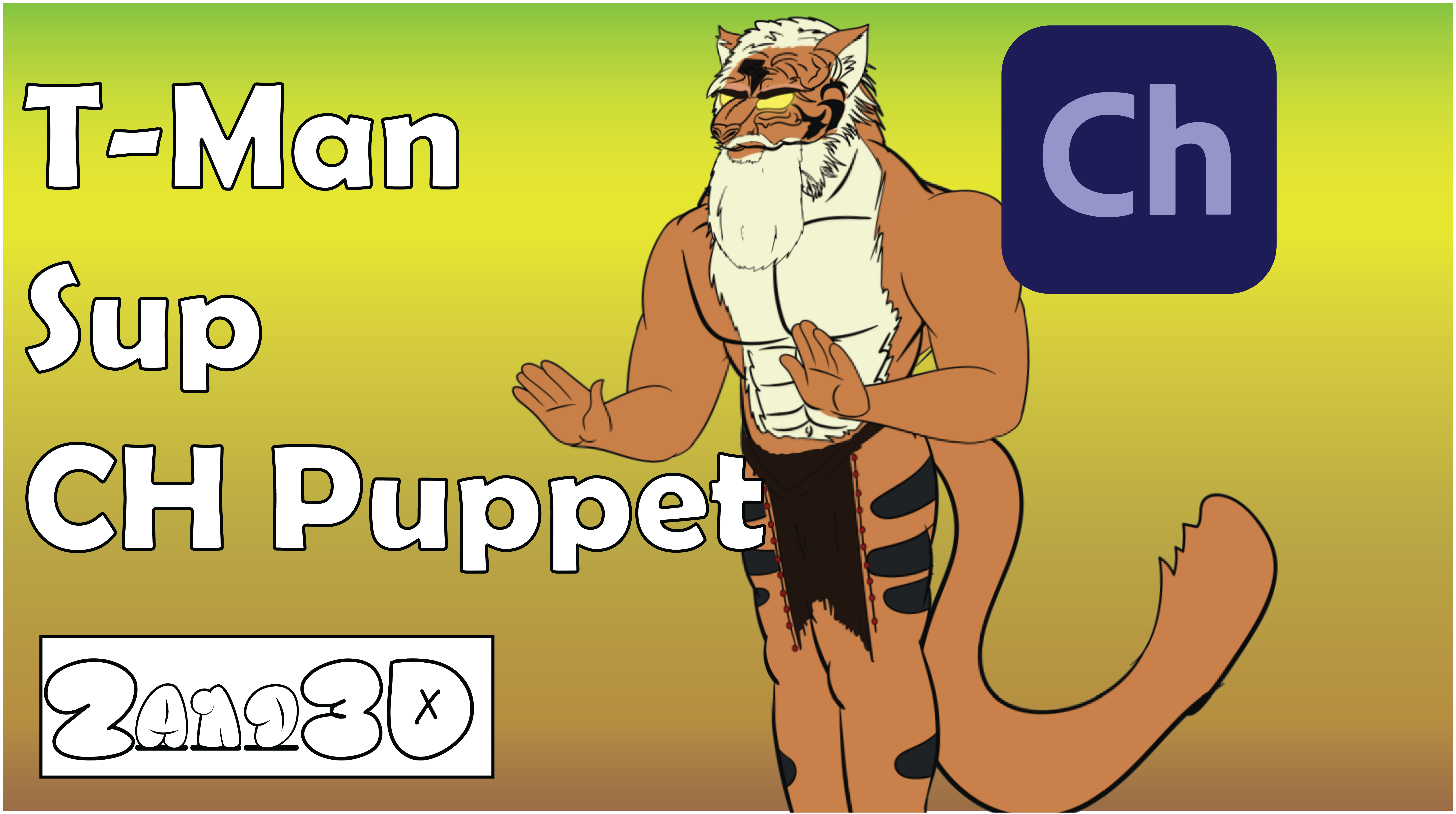 T-Man Adobe CH Puppet (Adobe Character Animator Puppet) Adobe Character Animator Puppet Adobe Ch Puppet