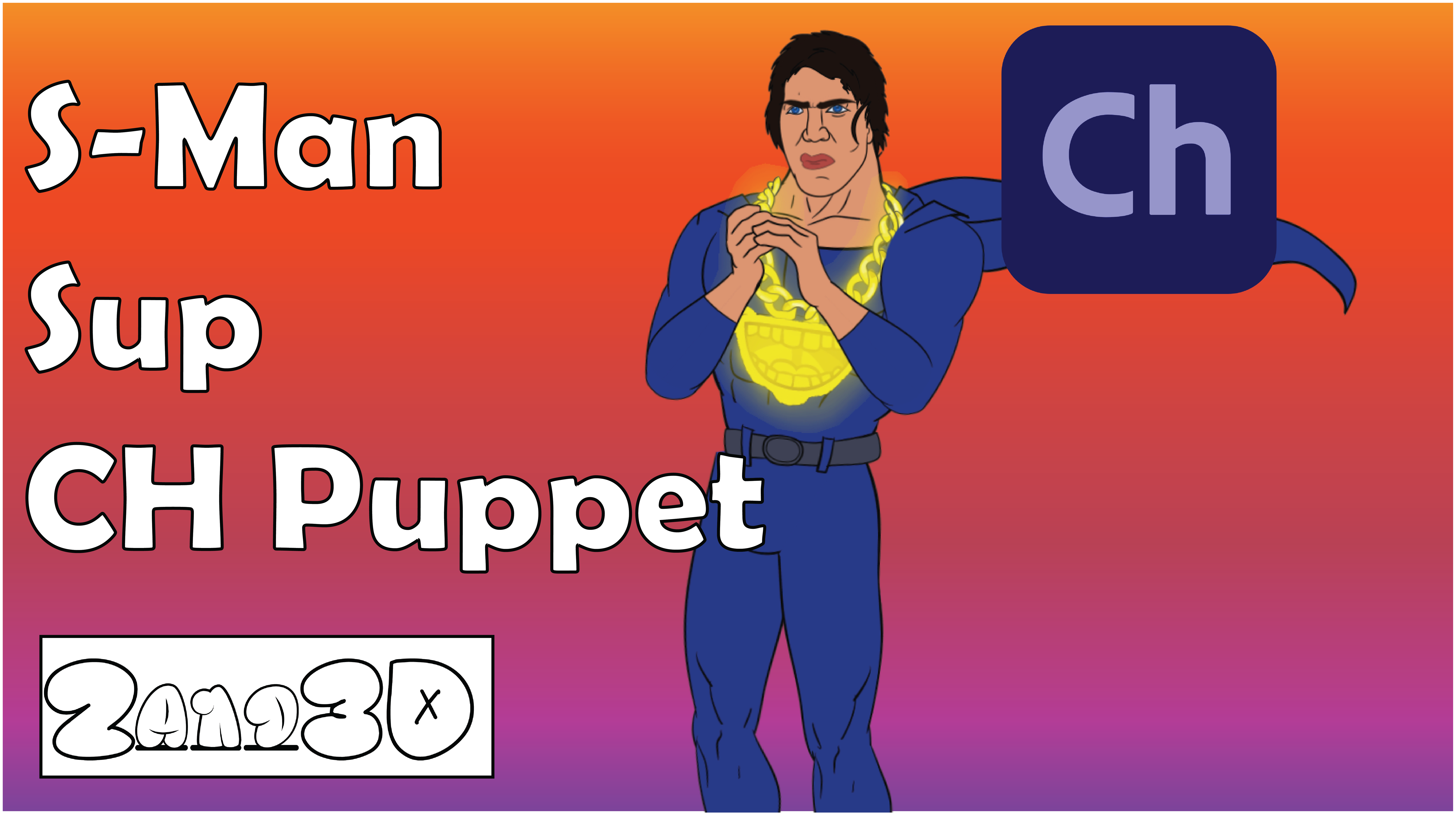 S-Man Adobe CH Puppet (Adobe Character Animator Puppet) Adobe Character Animator Puppet Adobe Ch Puppet