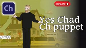Yes Chad(Wojak) Adobe CH Puppet (Adobe Character Animator Puppet) Adobe Character Animator Puppet Adobe Ch Puppet