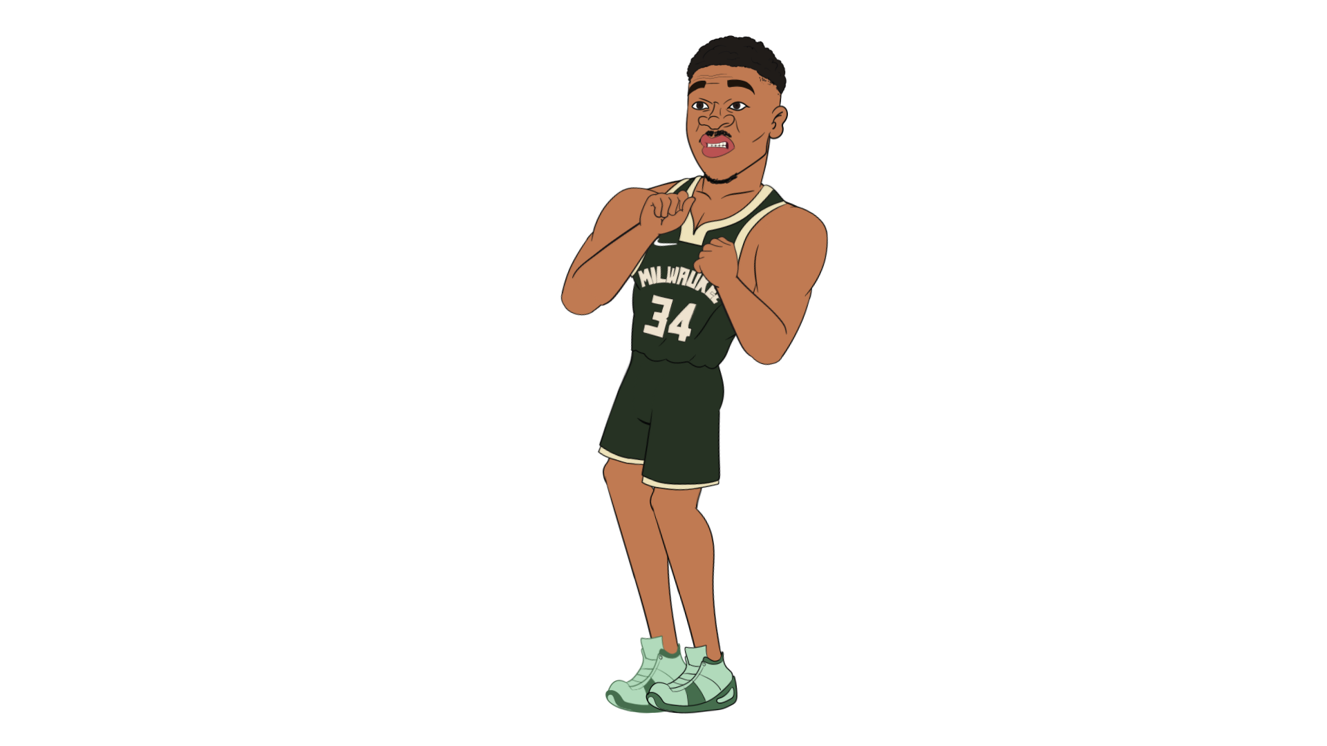 NBA Giannis Antetokounmpo Adobe CH Puppet Adobe Character Animator Puppet Adobe Ch Puppet