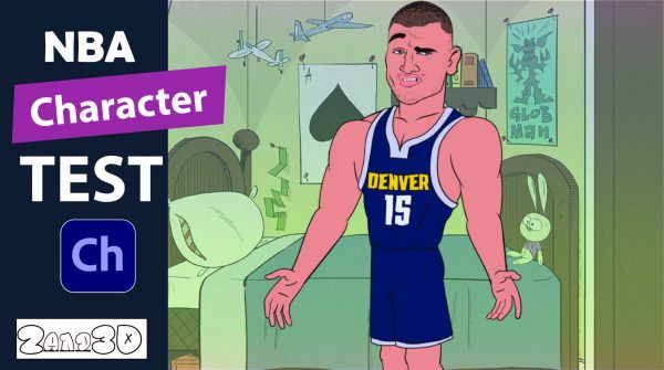 NBA Nikola Jokic CH Puppet Adobe Character Animator Puppet Adobe Ch Puppet